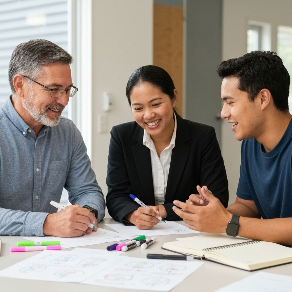 ACPANDI founders working with community members